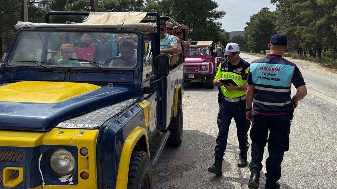 Marmaris'te Cip Safari Denetimi: Cezalar ve Trafikten Men Edilen Araçlar