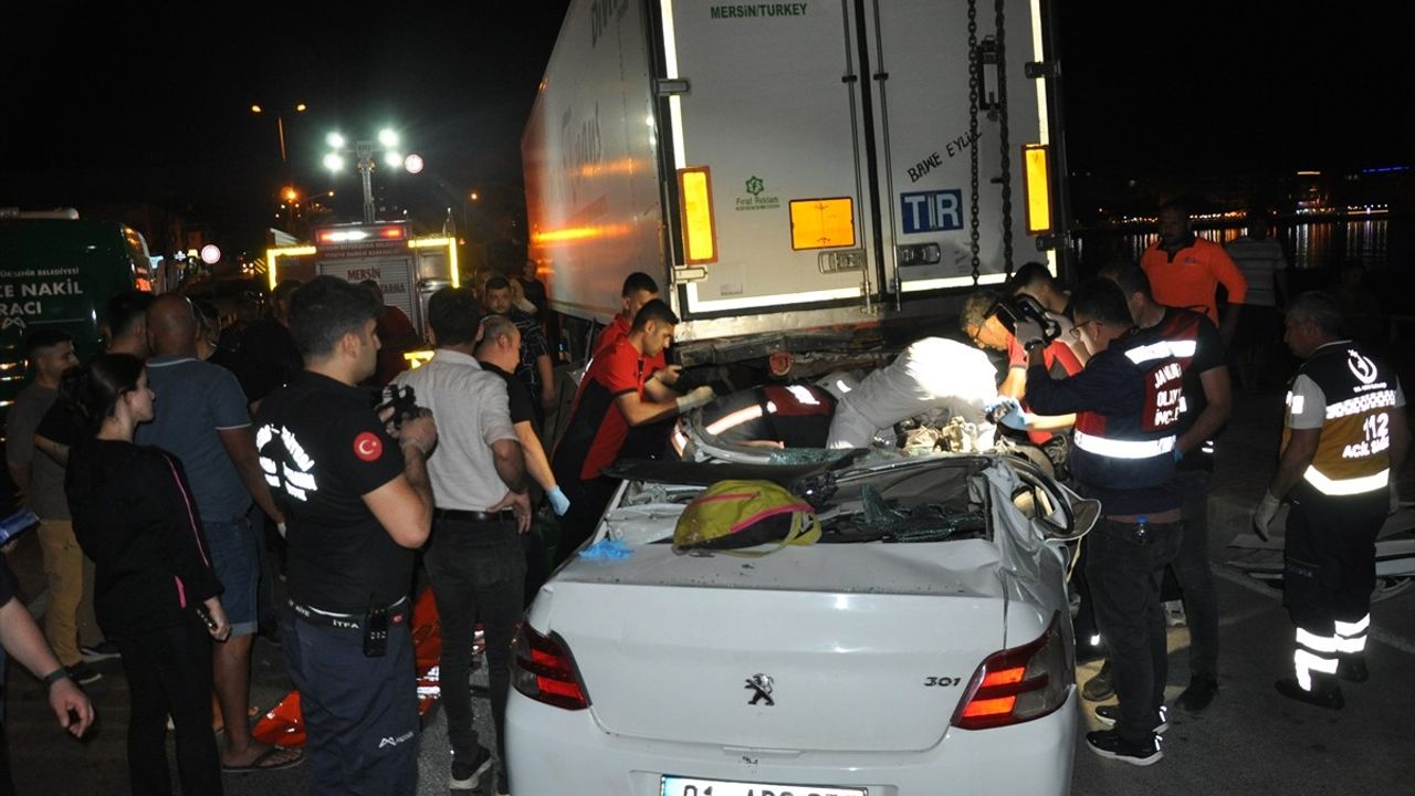 Mersin'de Acı Kaza: 2 Hayatını Kaybetti