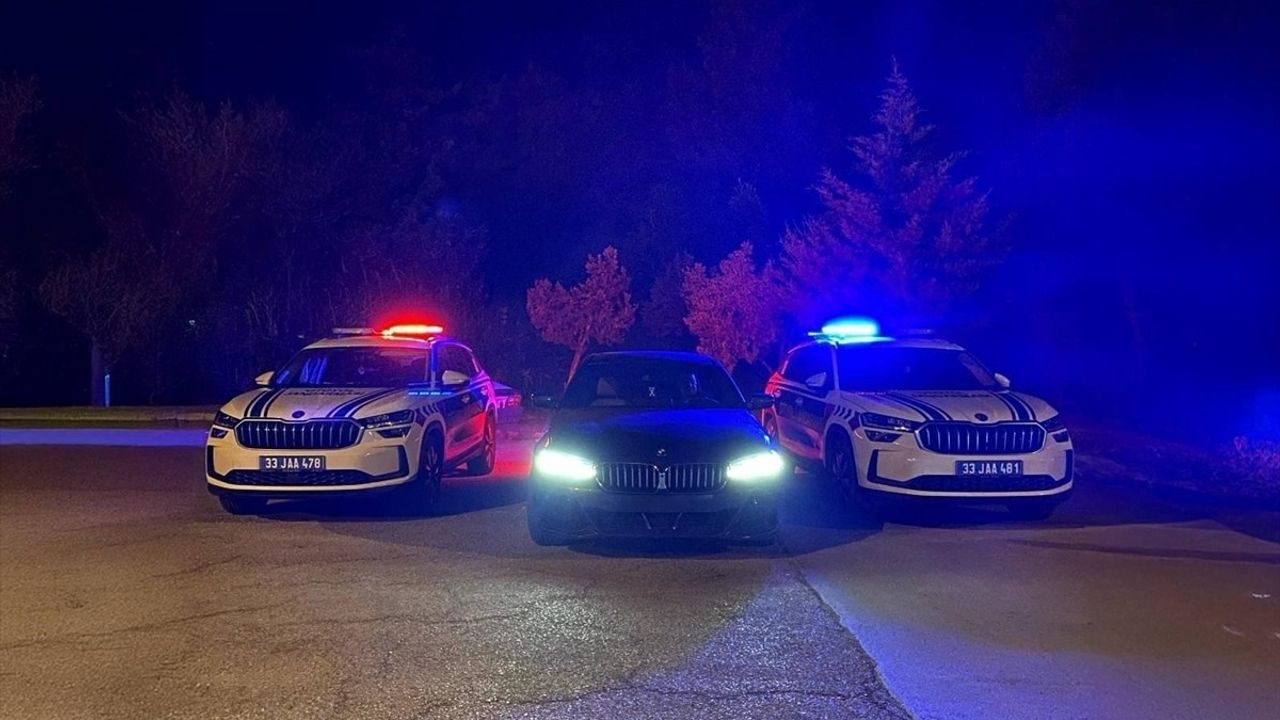 Mersin'de Drift Yapan Sürücülere Büyük Ceza