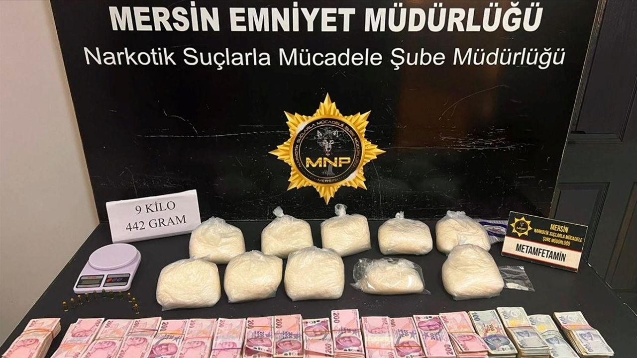 Mersin'de Uyuşturucu Operasyonu: 9 Kilodan Fazla Sentetik Madde Ele Geçirildi