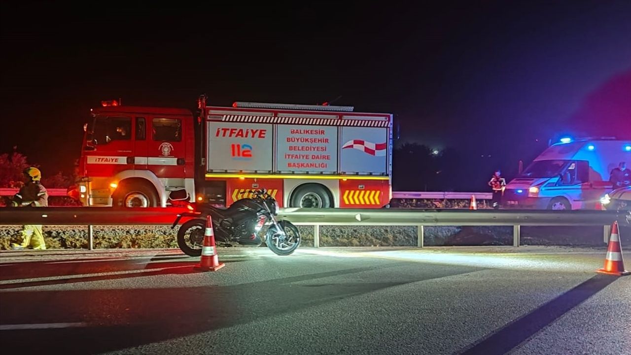 Motosiklet Kazası: Balıkesir'de Hayatını Kaybeden Sürücü