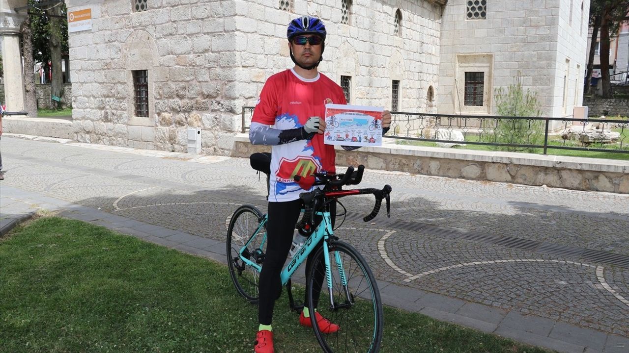 Murat Tecimen, Çanakkale'den Samsun'a Bisikletle Ulaşıyor