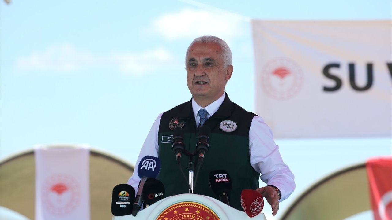 Muş Ovası Pompaj Sulama Projesinin Temeli Atıldı