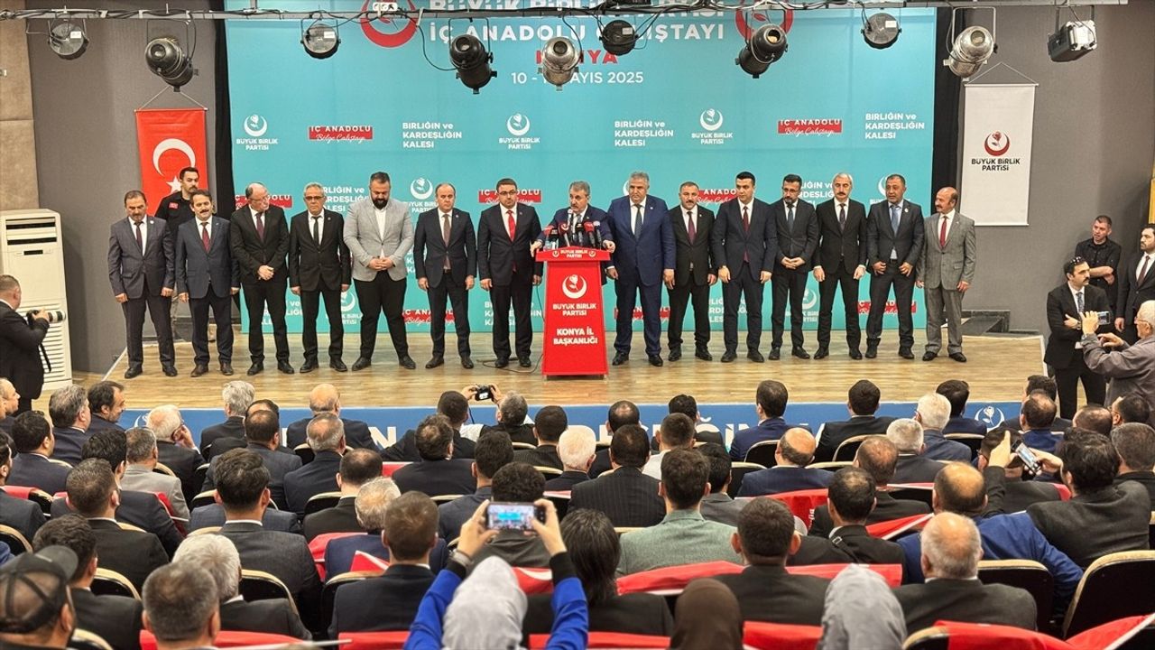 Mustafa Destici Konya'da Terör ve Uluslararası Gelişmelere Dair Değerlendirmelerde Bulundu
