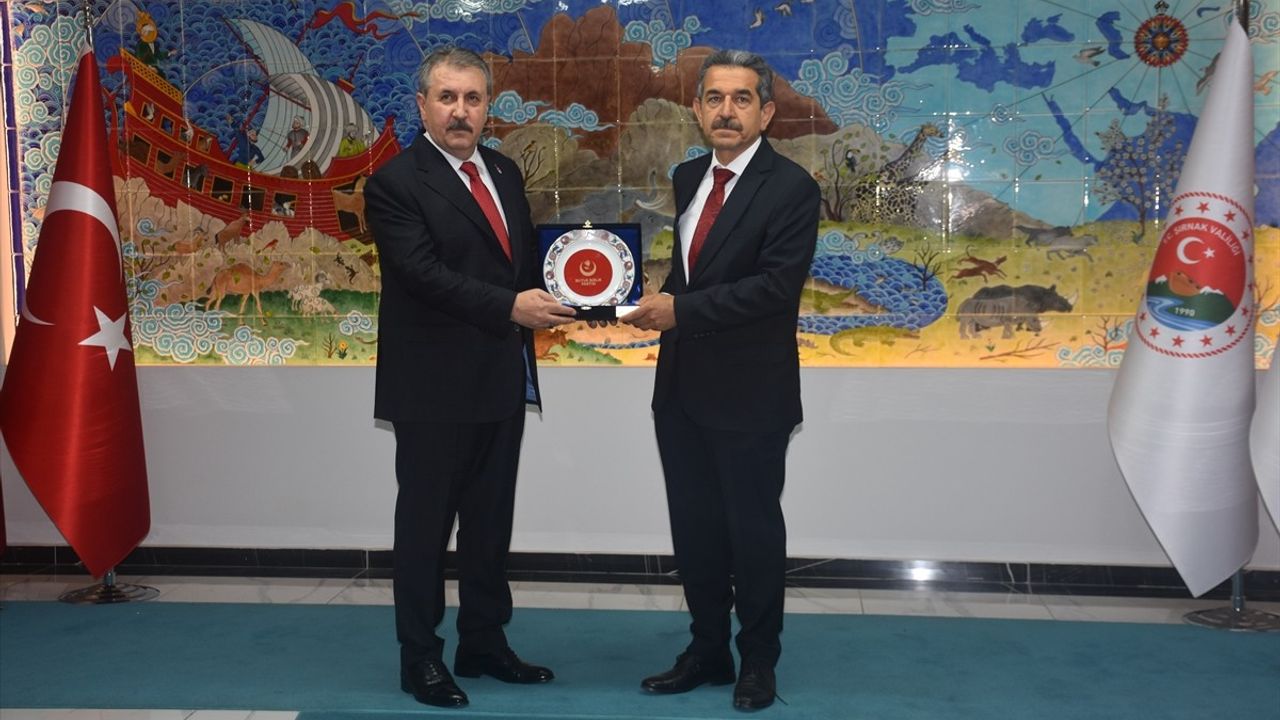 Mustafa Destici Şırnak'ta Terörsüz Türkiye Vurgusu Yaptı