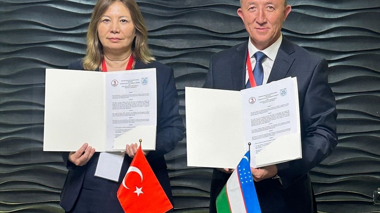 OMÜ ile Namangan Devlet Pedagoji Enstitüsü İşbirliği Protokolü İmzaladı