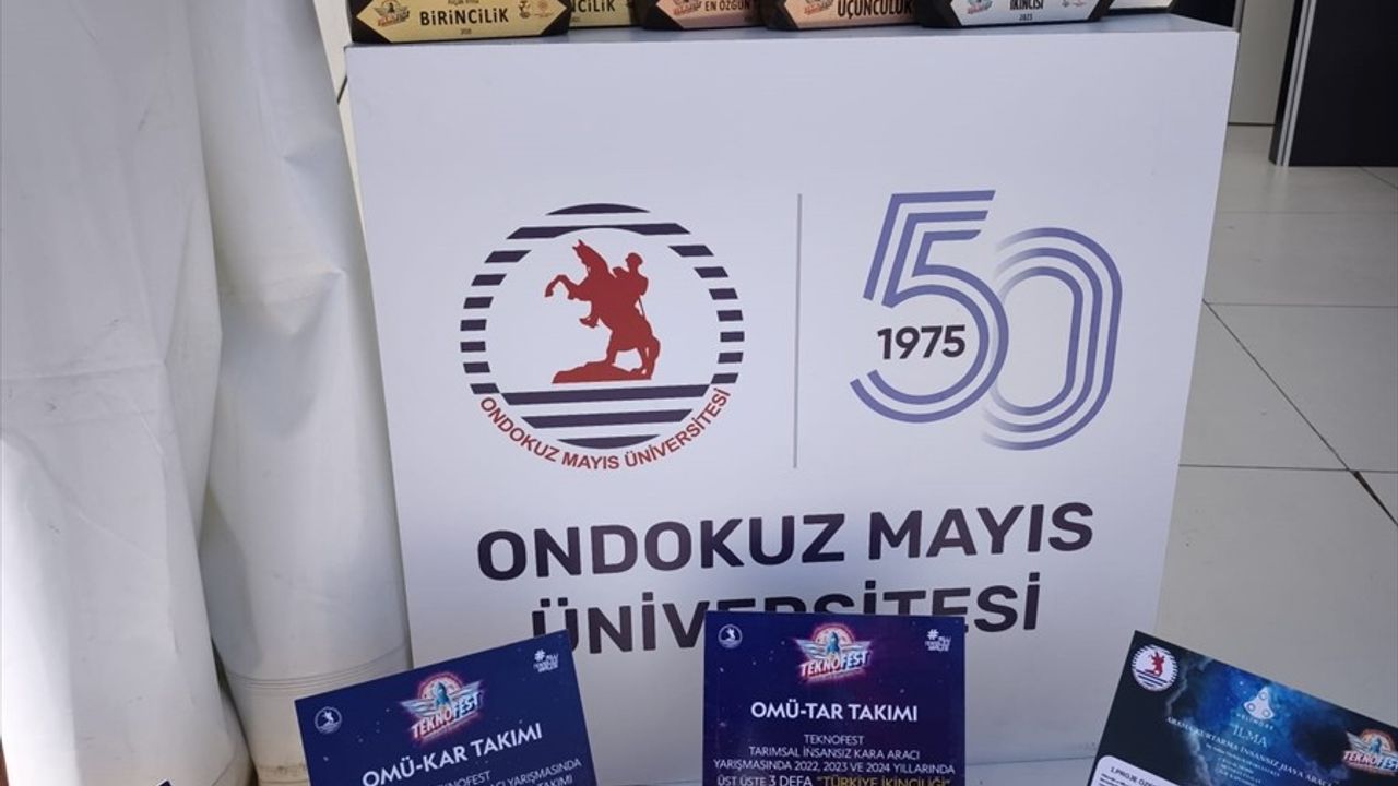 OMÜ TEKNOFEST 2025'te Projeleriyle Göz Dolduruyor