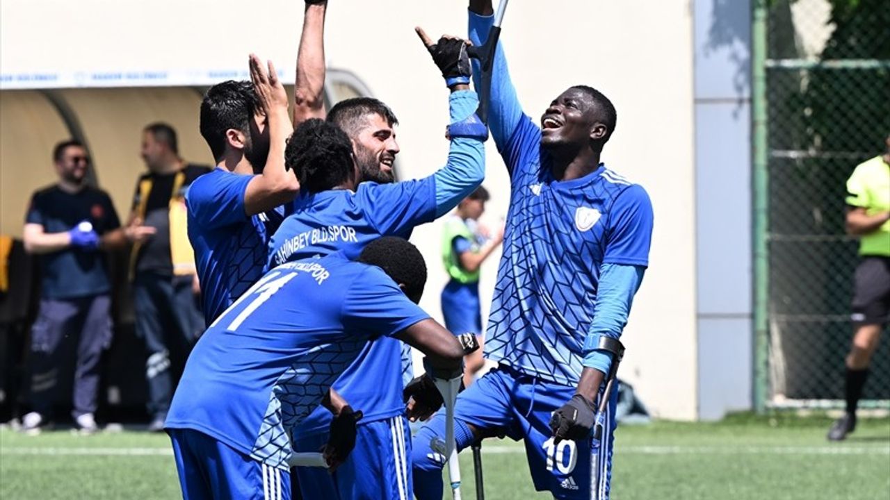 Şahinbey Ampute Futbol Takımı Süper Lig Şampiyonu