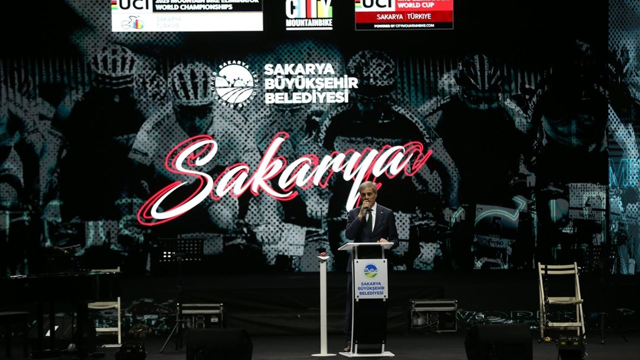 Sakarya'da Dağ Bisikleti Eliminatör Dünya Şampiyonası Tanıtımı Yapıldı