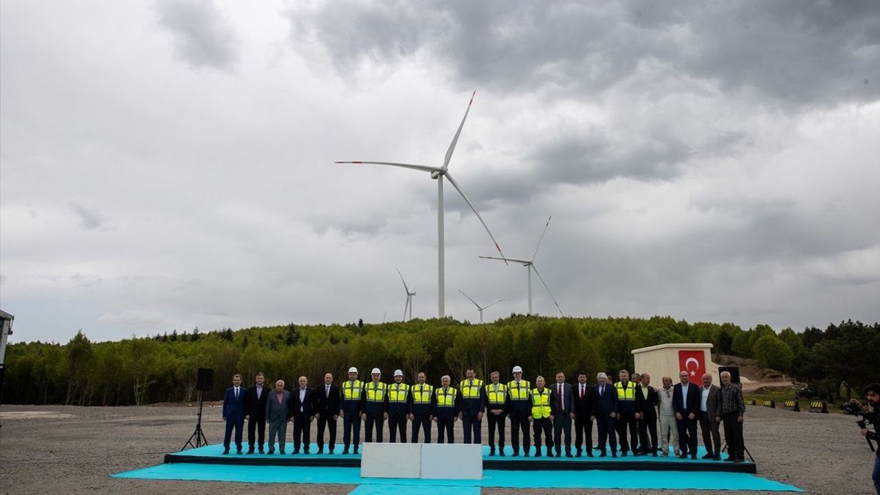 Sakarya'da Eksim Rüzgar Enerji Santrali Açıldı