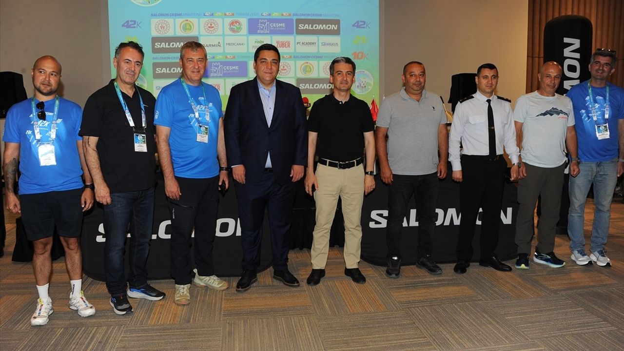 Salomon Çeşme Maratonu Basın Toplantısı Gerçekleştirildi