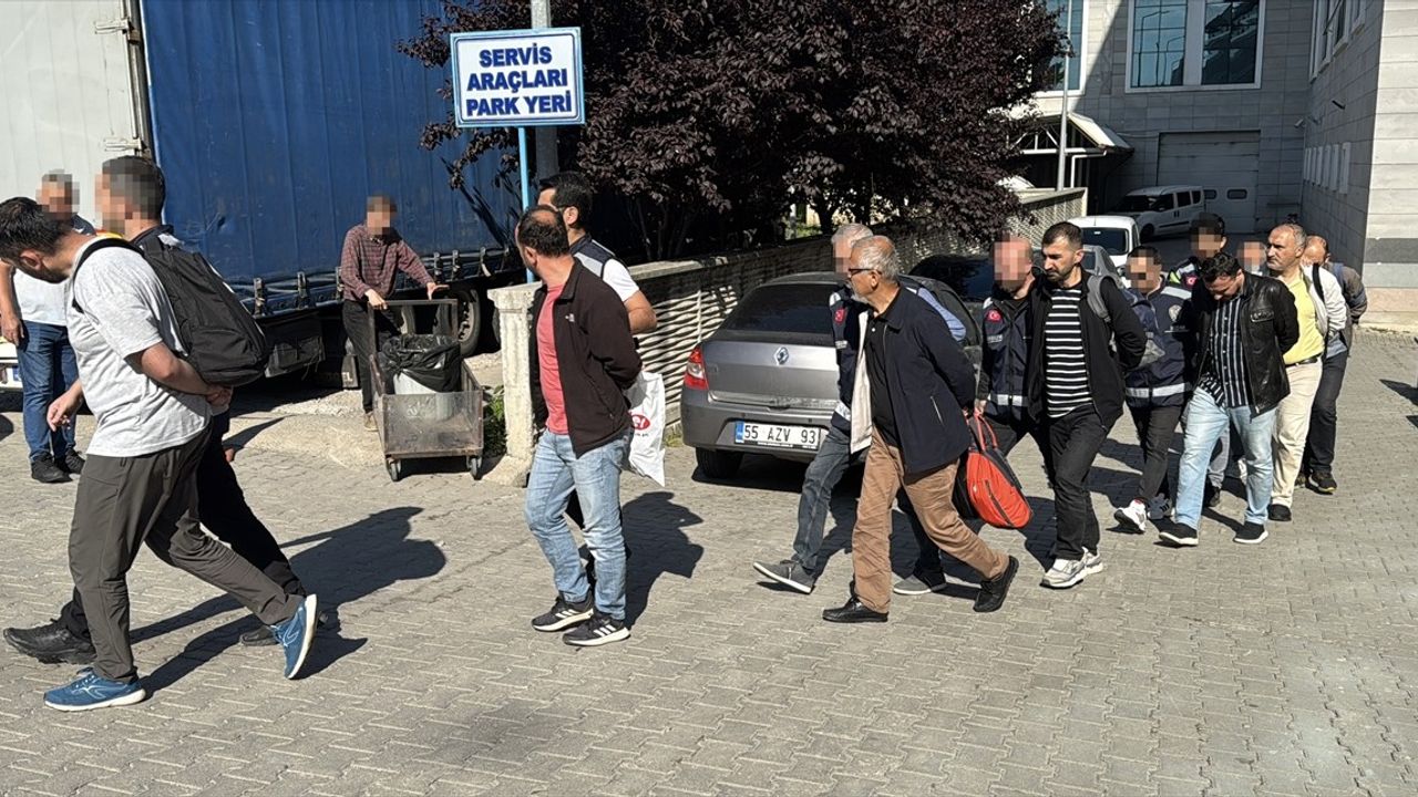 Samsun Merkezli FETÖ Operasyonu: 7 Zanlı Adliyeye Sevk Edildi