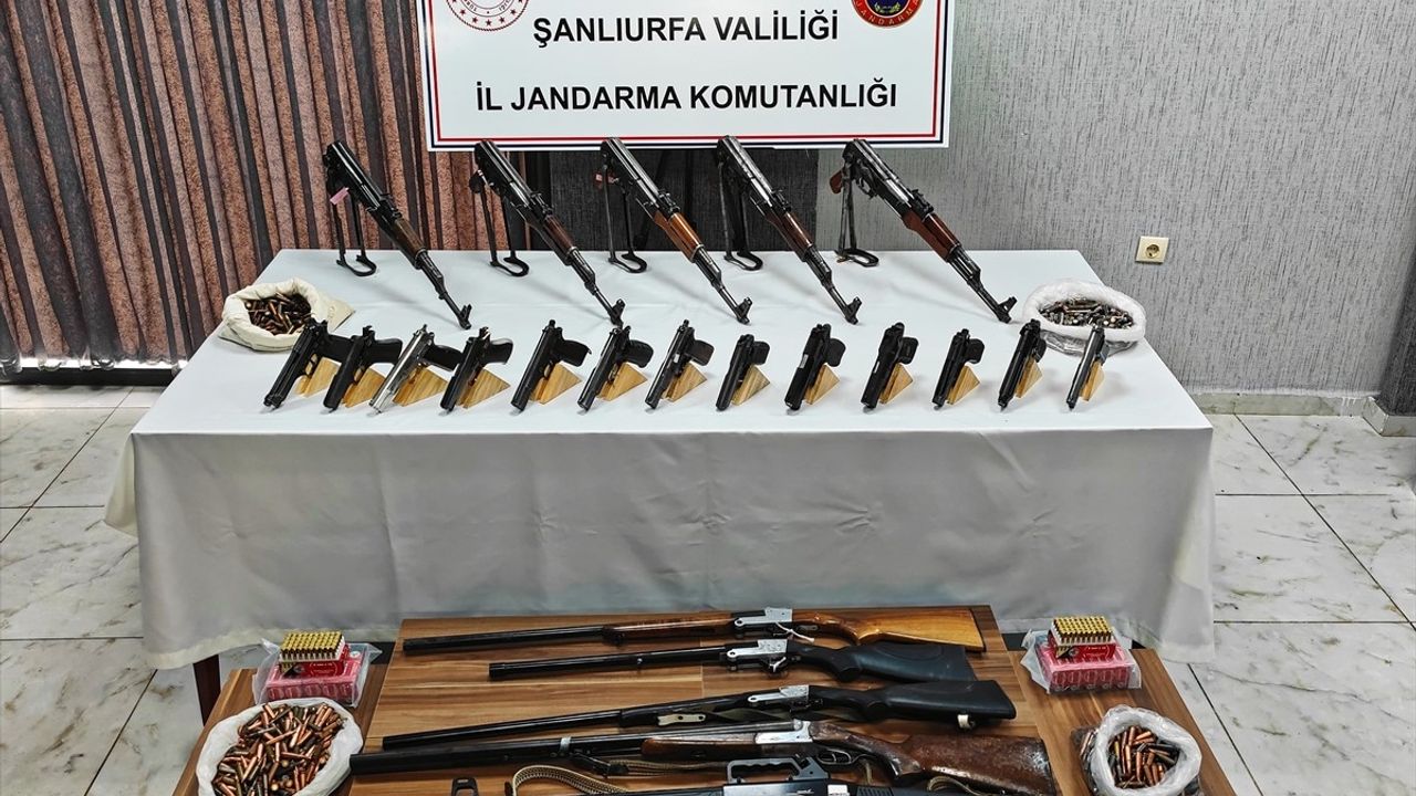 Şanlıurfa'da Silah Kaçakçılığı Operasyonu
