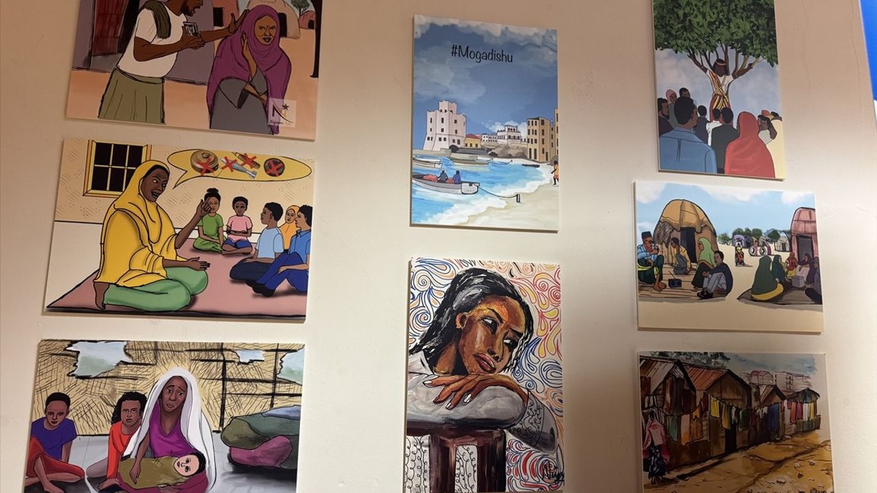 Somalili Genç Sanatçıların Eserleri Londra'da Sergileniyor