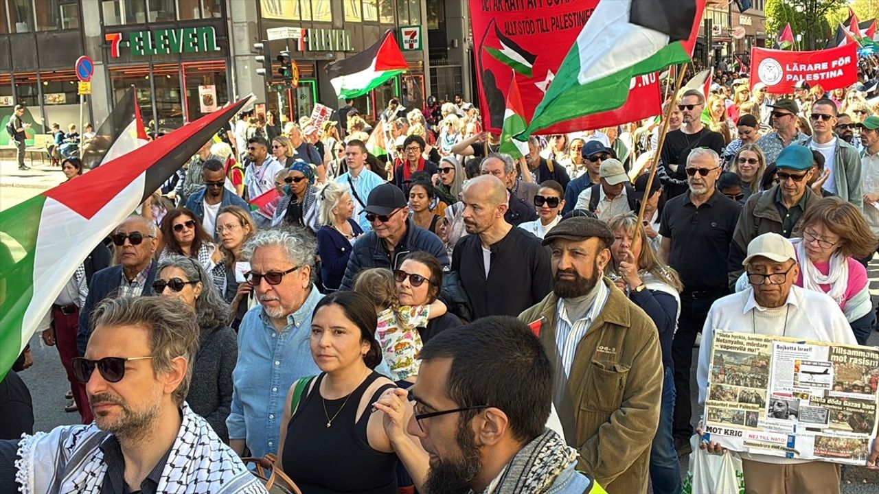 Stockholm'de Mavi Marmara Anması