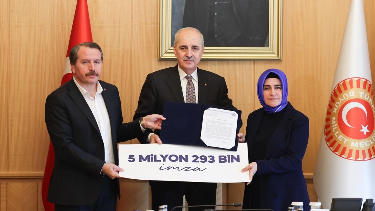 TBMM Başkanı Kurtulmuş, Memur-Sen'i Kabul Etti
