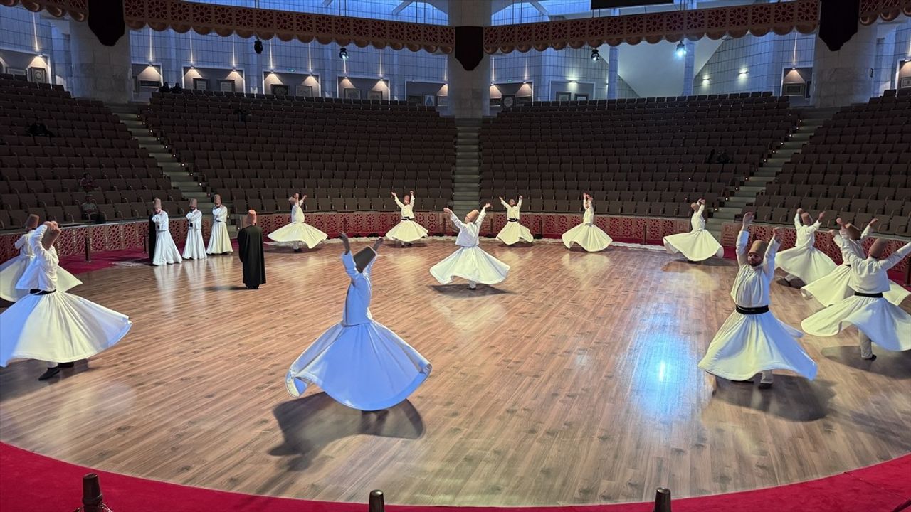 Teşrif-i Mevlana Etkinlikleri Kapsamında Sema Ayini Şerifi İcra Edildi