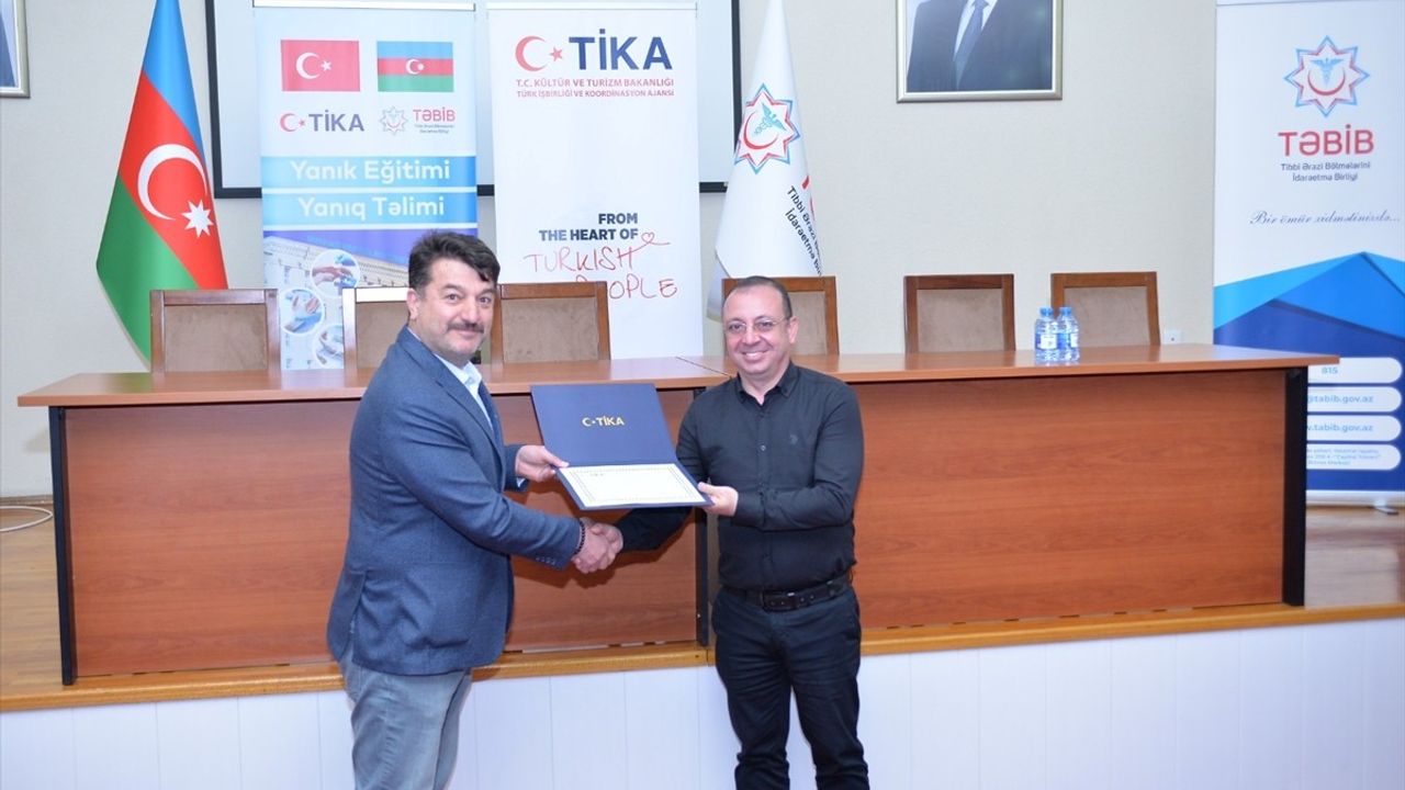 TİKA'dan Azerbaycan'da Yanık Eğitimi Programı