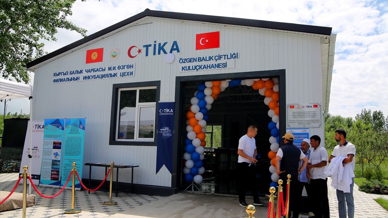 TİKA Kırgızistan'da Modern Balık Üretim Tesisi Açtı