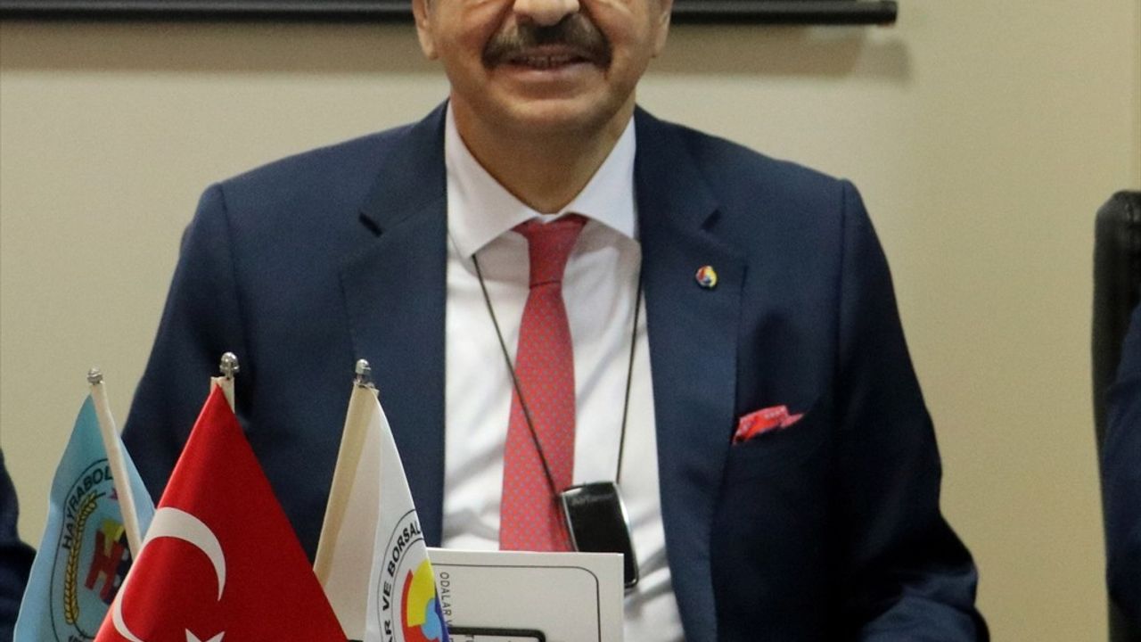 TOBB Başkanı Hisarcıklıoğlu Tekirdağ'da Üreticilerle Buldü