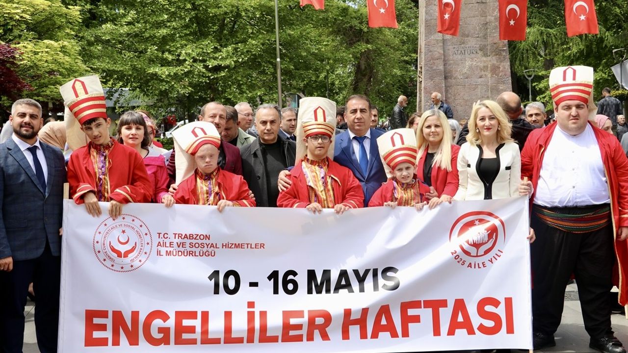 Trabzon'da Engelliler Haftası İçin Farkındalık Etkinliği Düzenlendi