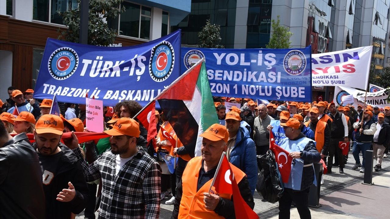 Trabzon ve Çevresinde 1 Mayıs Emek ve Dayanışma Günü Kutlamaları