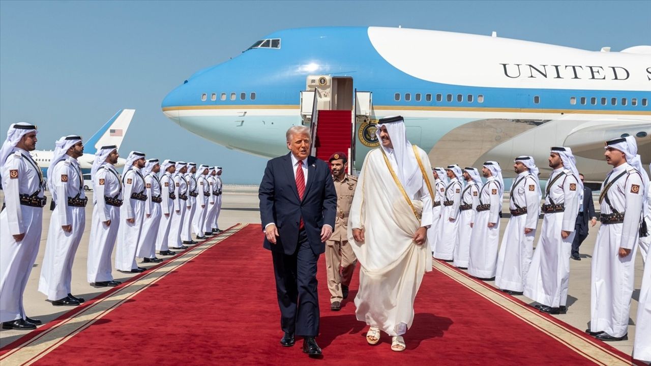 Trump, Orta Doğu Turu İçin Katar'da