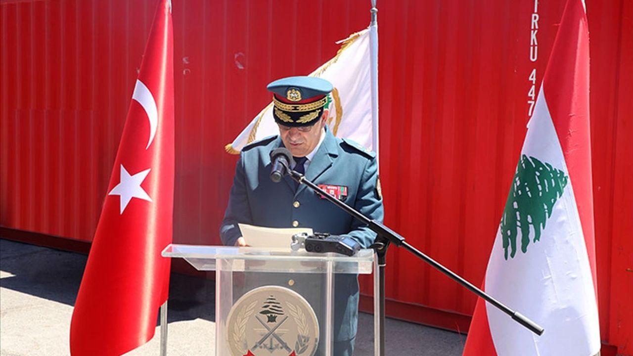 Türkiye'den Lübnan Ordusuna Askeri Yardım Törenle Teslim Edildi