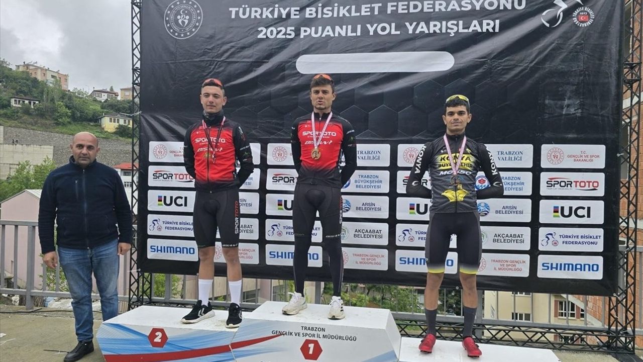 Türkiye Kupası 4. Etap Puanlı Yol Yarışı Trabzon'da Gerçekleşti