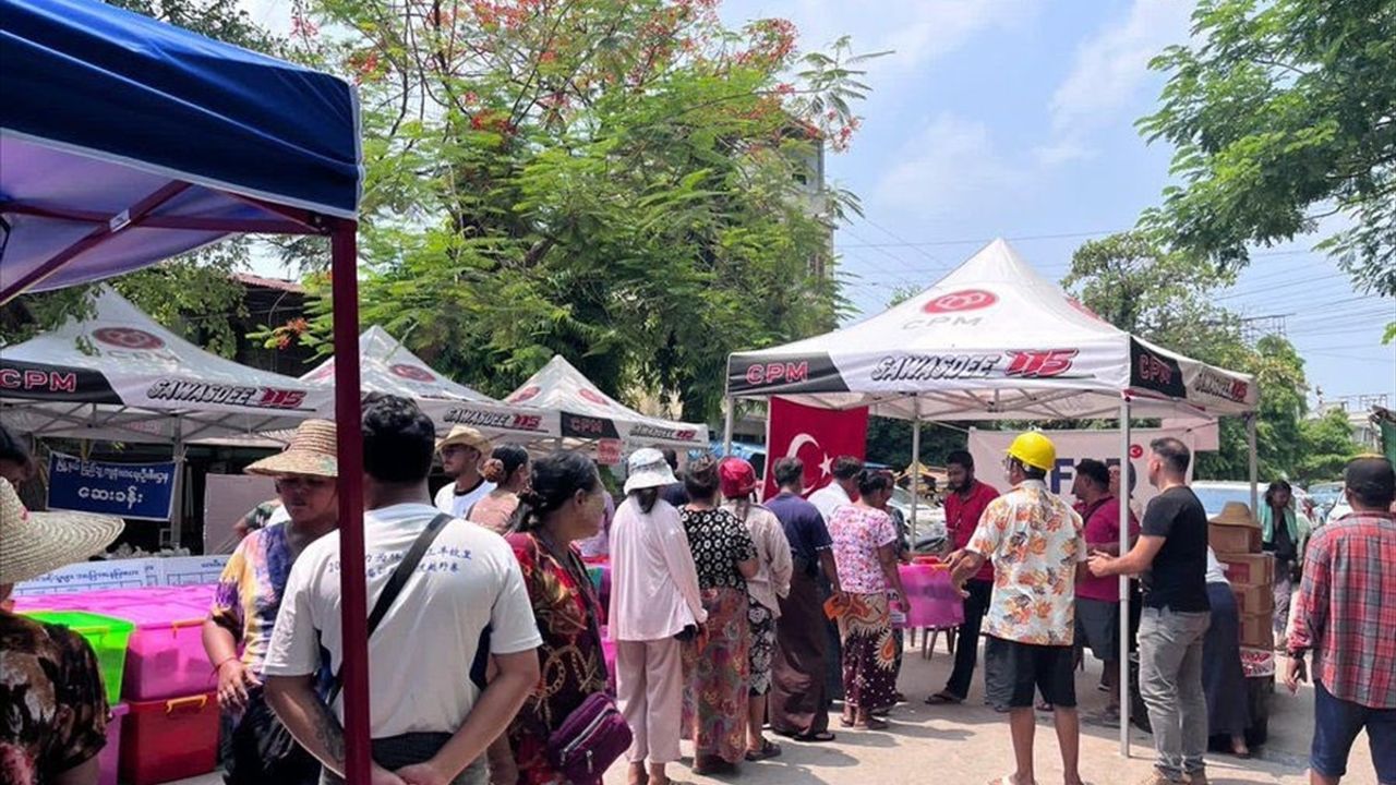 Türkiye'nin Myanmar'a Yardım Eli
