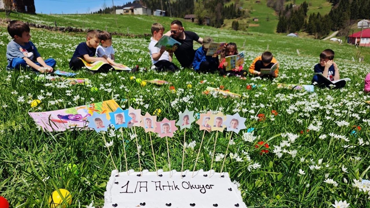 Yayla Çiçekleri Arasında Okuma Etkinliği