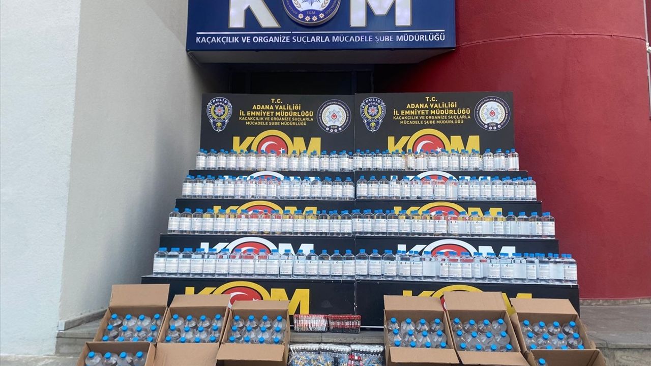 Adana'da 400 Litre Sahte İçki Ele Geçirildi