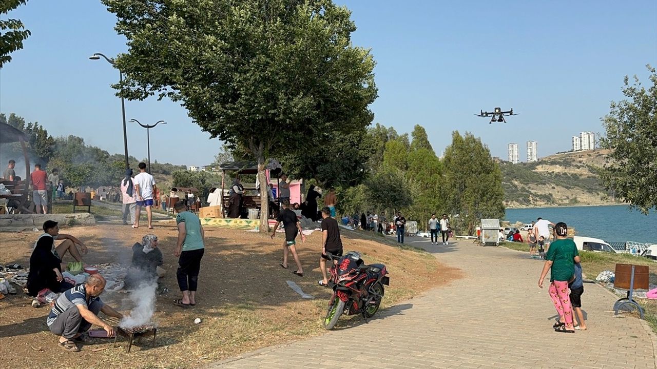 Adana'da Dronla Orman Yangınlarına Karşı Uyarı