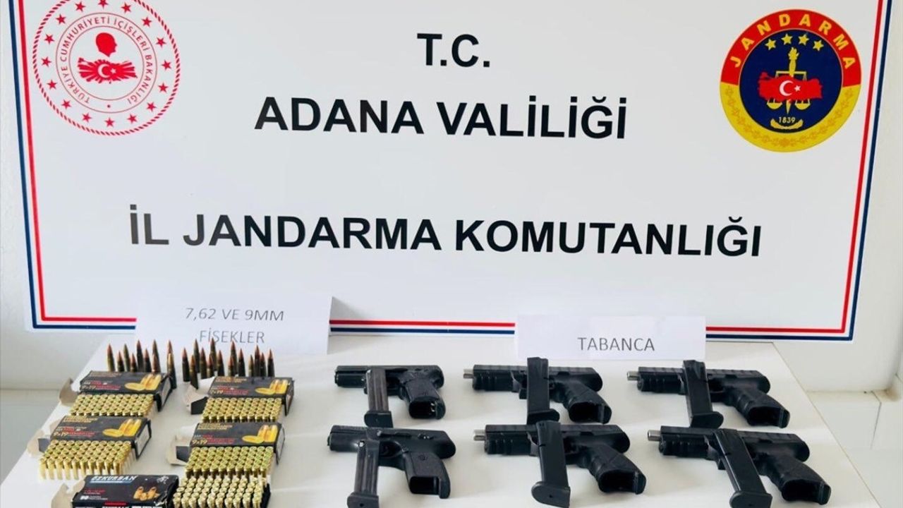Adana'da Ruhsatsız Silah Operasyonu: 6 Tabanca Ele Geçirildi