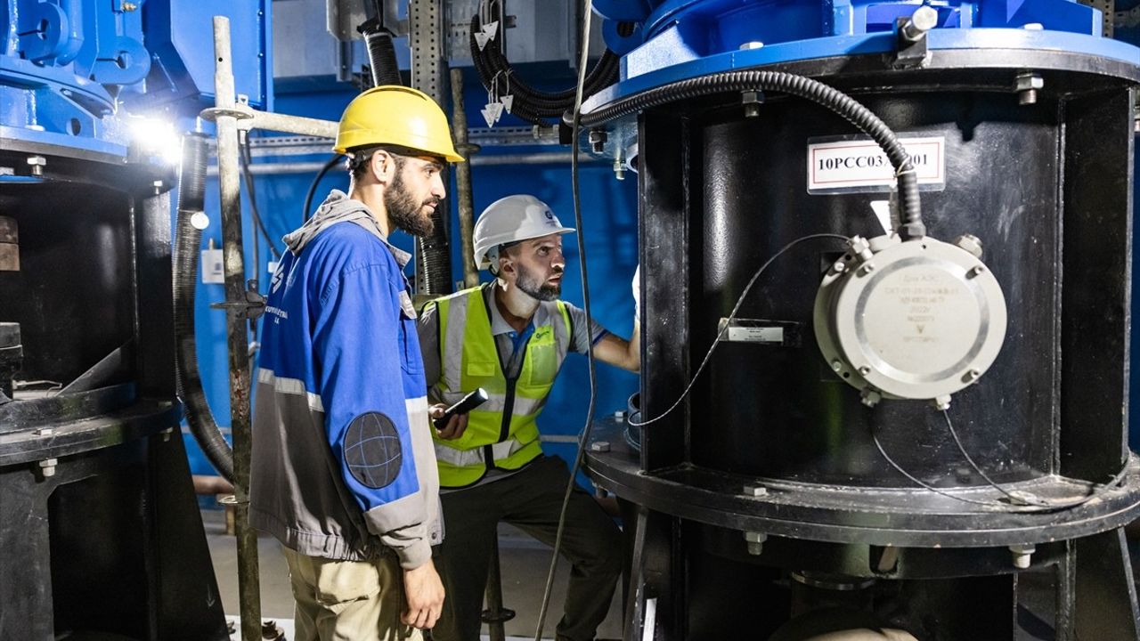Akkuyu Nükleer Güç Santrali'nde Su Besleme Sistemleri Devreye Alındı