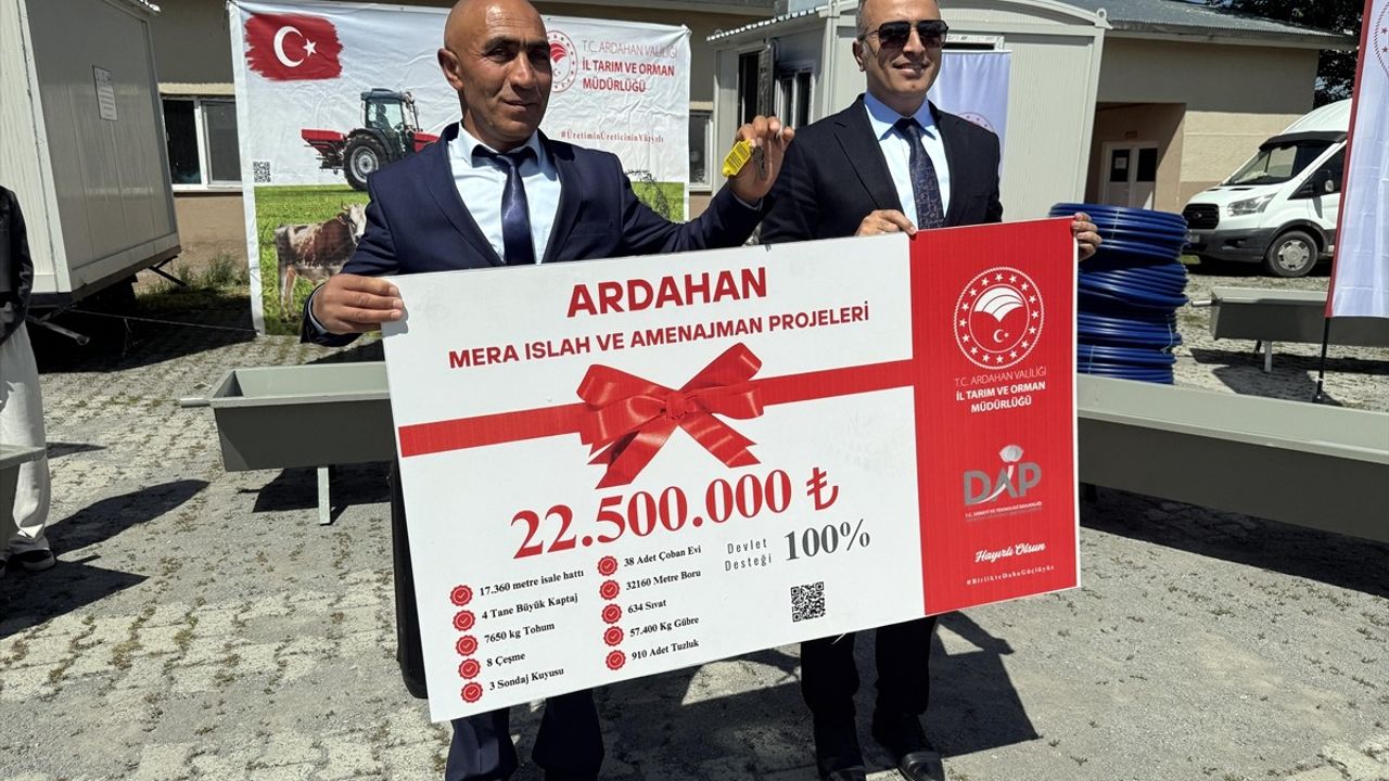 Ardahan'da Mera Altyapısına Destek Artıyor