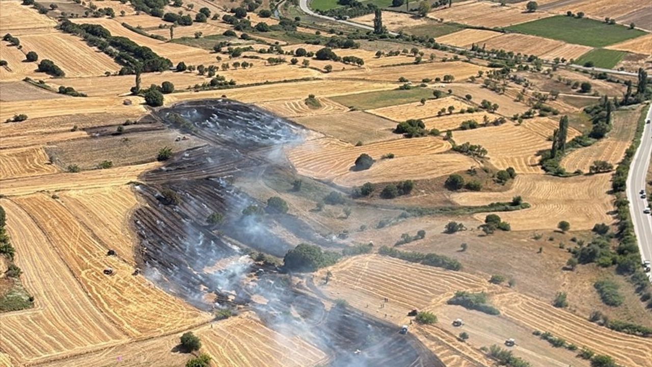 Balıkesir'de Kırsal Alanda Yangın Mücadelesi