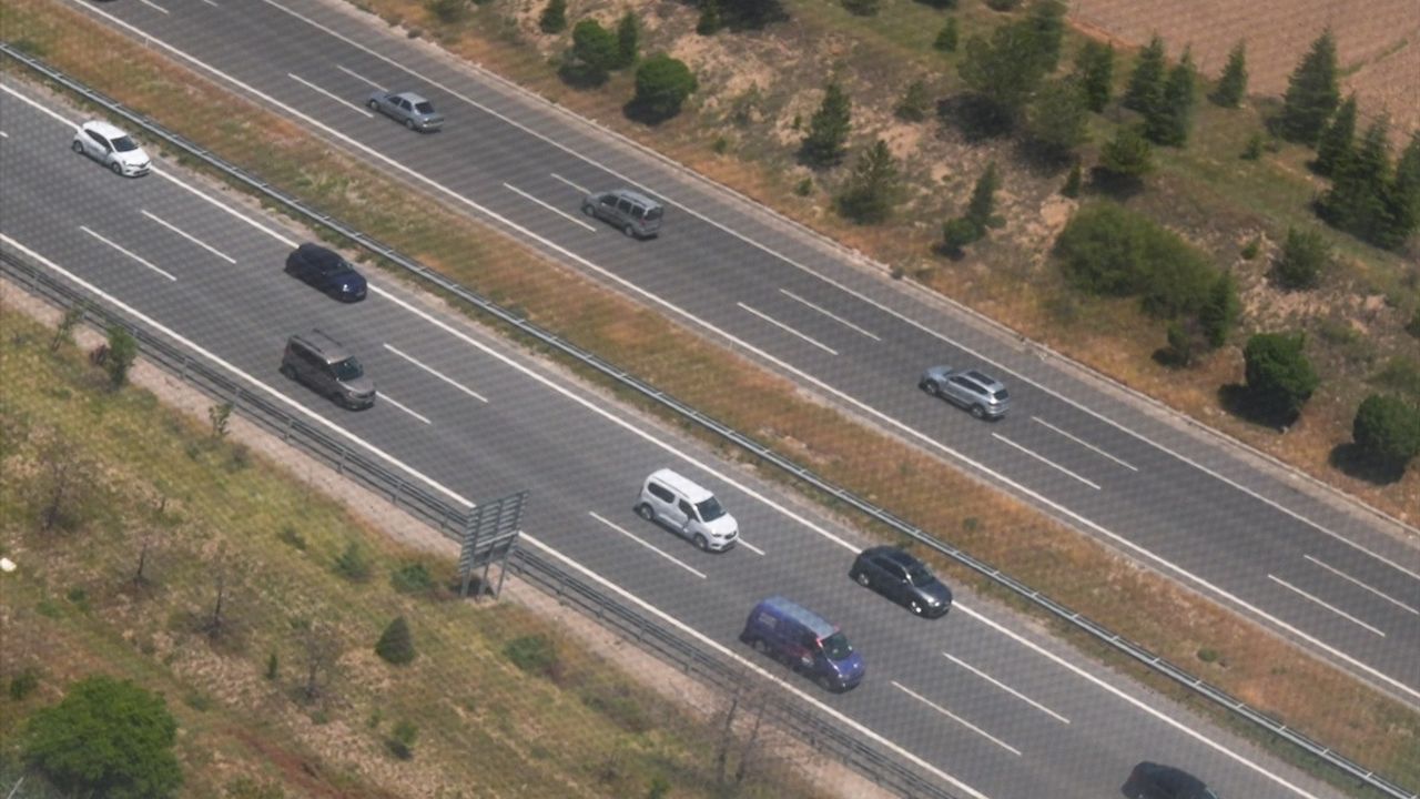 Bayram Öncesi Havadan Trafik Denetimi