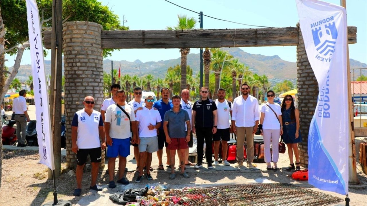 Bodrum'da Deniz Dibi Temizliği
