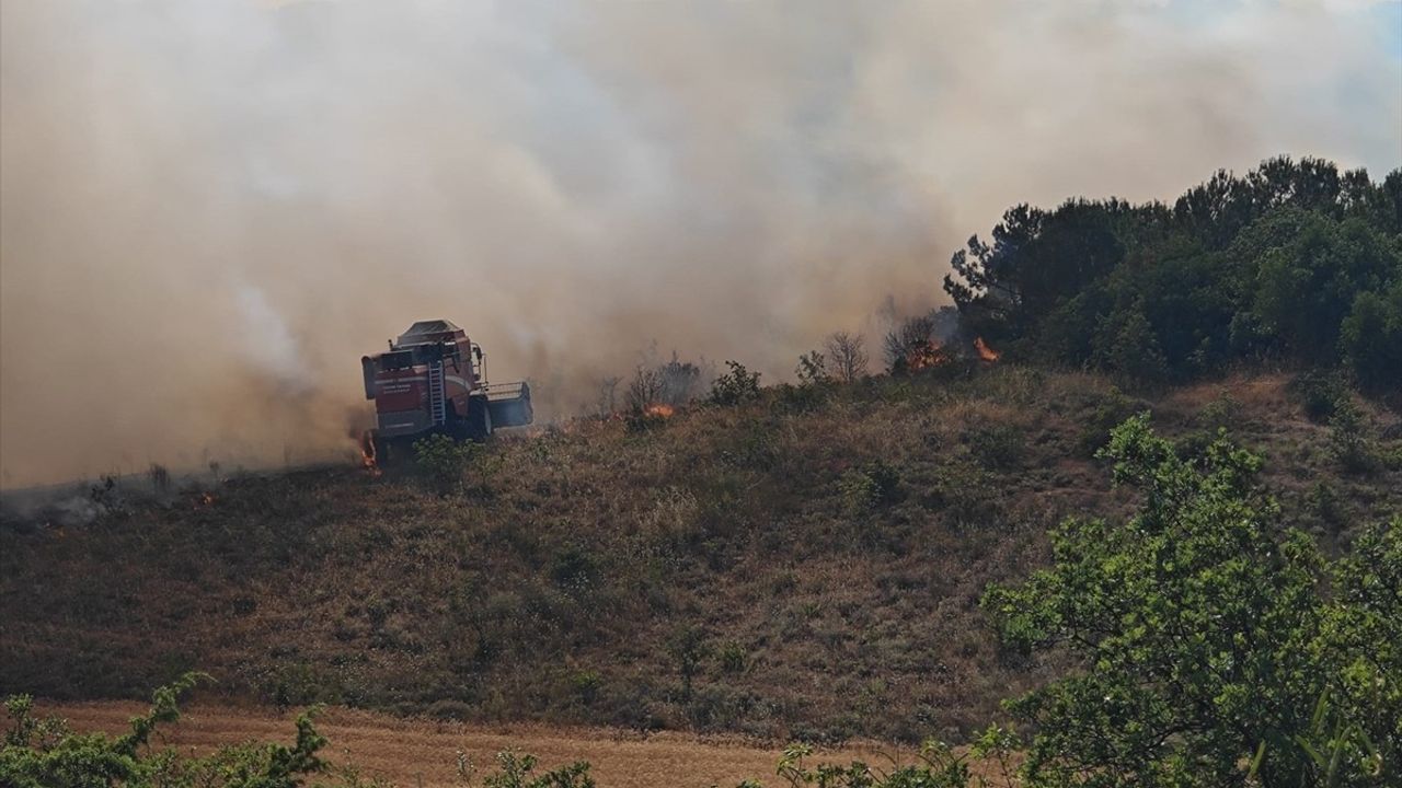 Bursa'daki Orman Yangınına Hızla Müdahale
