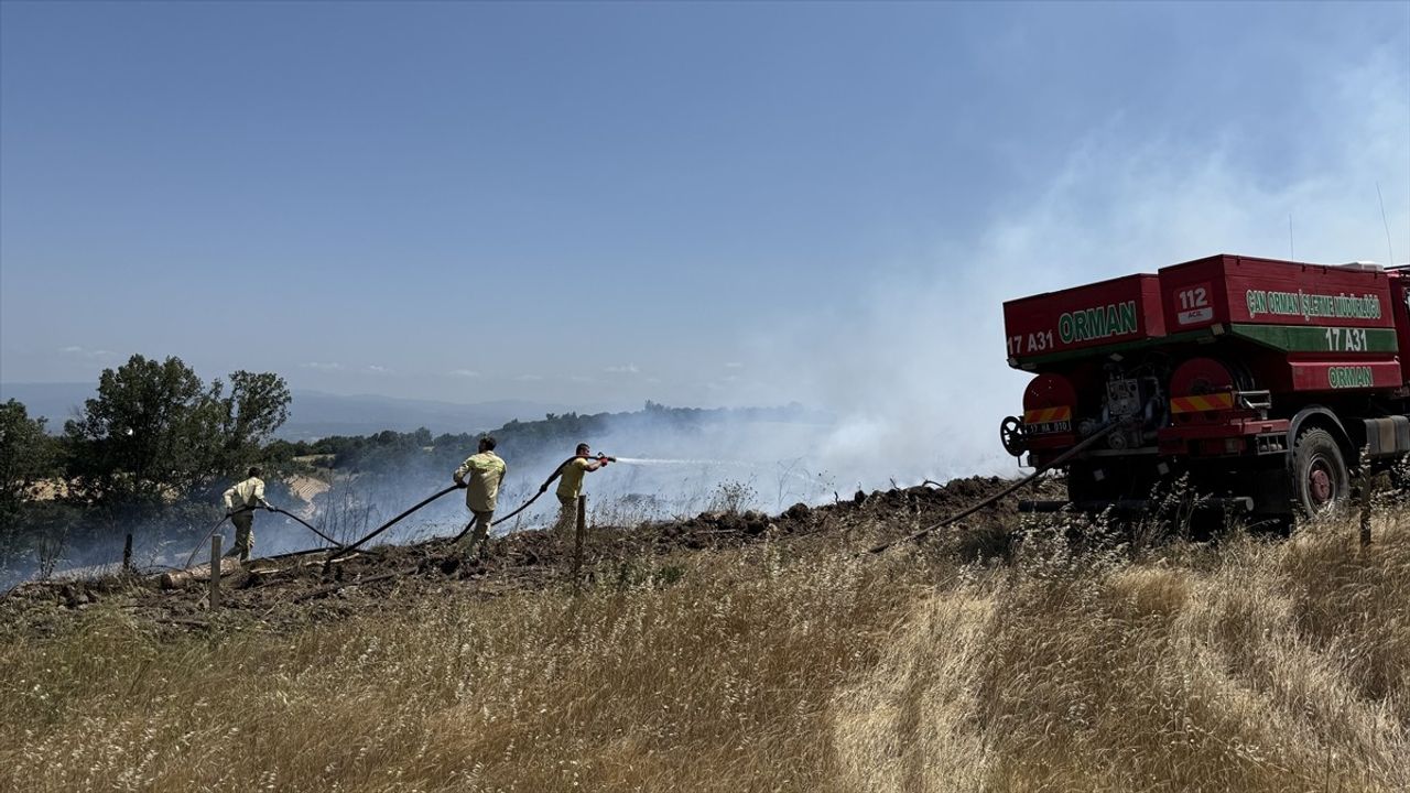 Çanakkale'de Orman Yangını Kontrol Altına Alındı