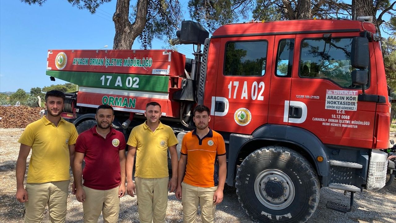 Çanakkale'deki Orman İşçisinin Yaban Hayatına Duyarlılığı
