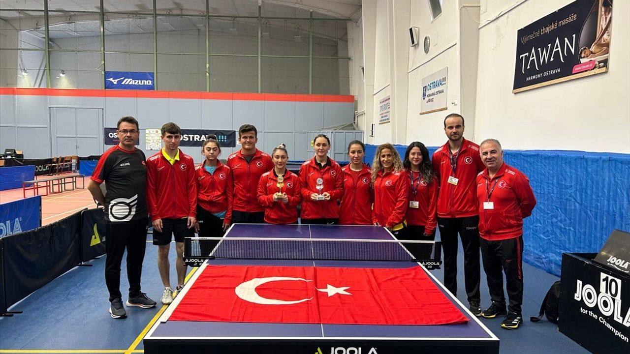 Çekya'da Para Masa Tenisi Turnuvası: Milli Sporcular Altın ve Gümüş Madalya Kazandı