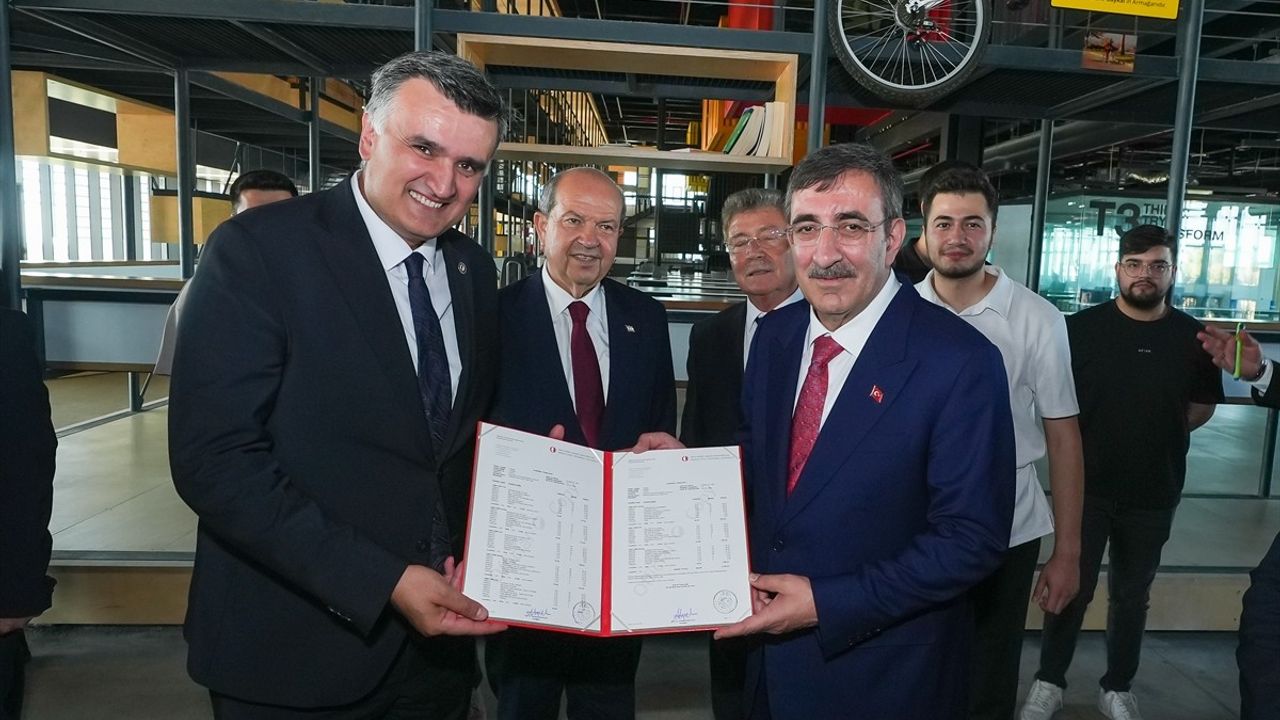 Cumhurbaşkanı Yardımcısı Yılmaz'ın KKTC Ziyareti