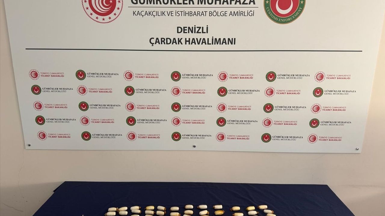 Denizli Havalimanında Büyük Uyuşturucu Operasyonu