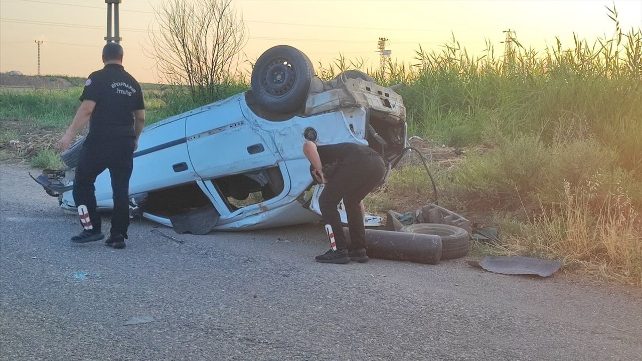 Diyarbakır'da Trafik Kazası: 1 Ölü, 4 Yaralı