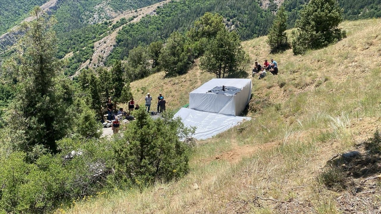 Erzurum'da Oltu Taşı Ocağında Göçük Meydanda