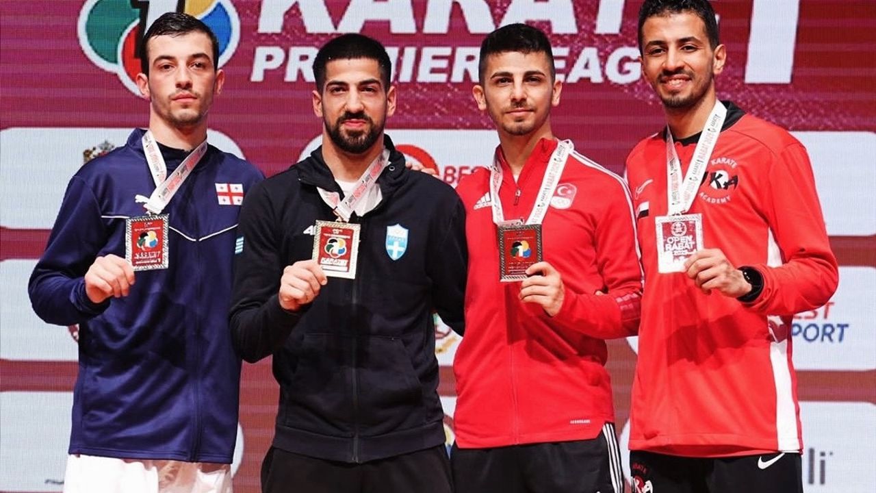 Fas'taki Karate 1 Premier Lig'de Türk Milli Takımı 3 Bronz Madalya Kazandı