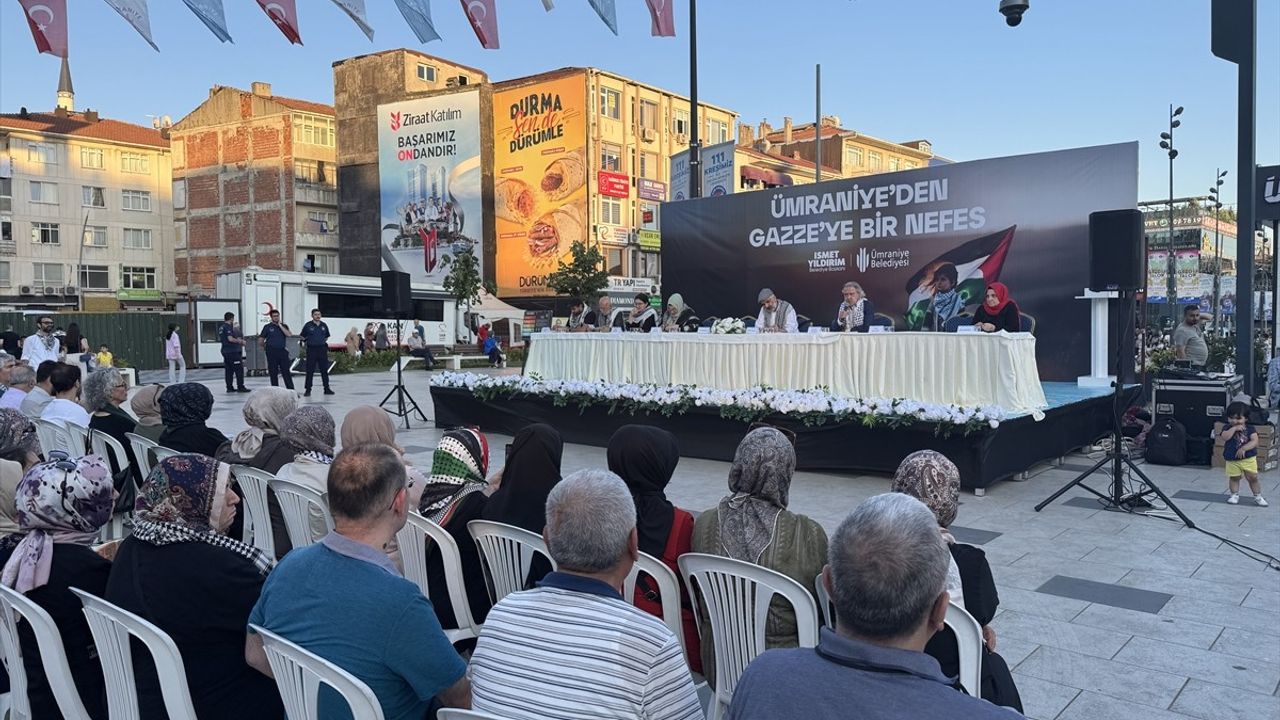 İstanbul'da Gazze İçin Bir Nefes Etkinliği