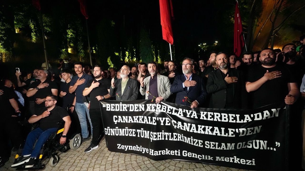 İstanbul'da Hazreti Hüseyin Anma Töreni Düzenlendi